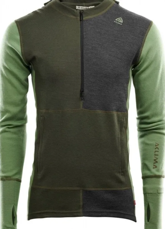 Aclima Warmwool Hood Sweater With Zip