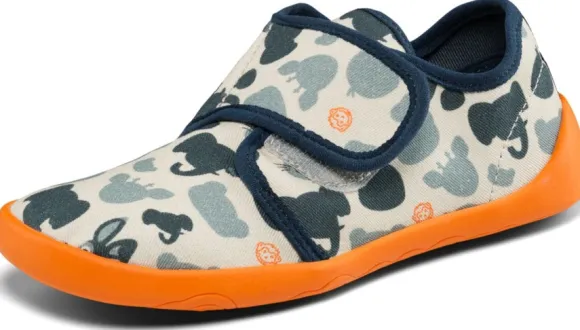 Affenzahn Barfußschuh Hausschuh Baumwolle Movy