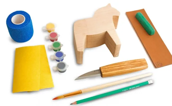BeaverCraft Schnitzset Dala Horse
