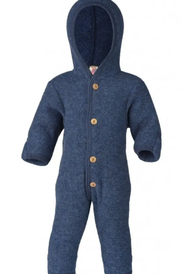 Engel Baby Overall mit Kapuze Wollfleece