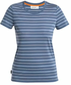 Icebreaker Wave SS Tee Stripe Women