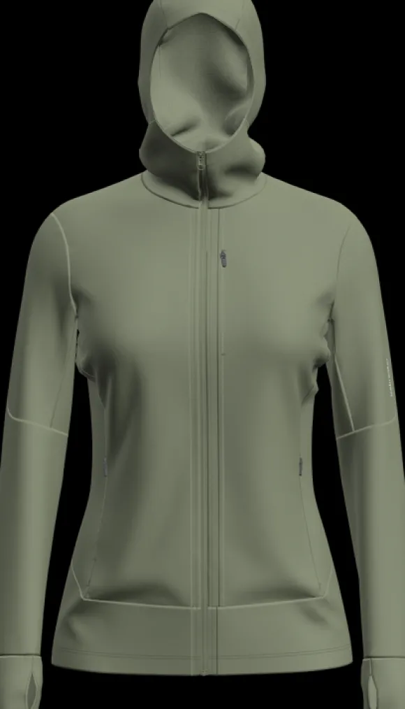 Icebreaker Womens Quantum IV LS Zip Hoodie