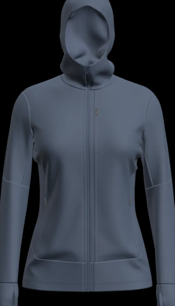 Icebreaker Womens Quantum IV LS Zip Hoodie