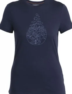 Icebreaker Womens Tech Lite III SS Tee Hike Path