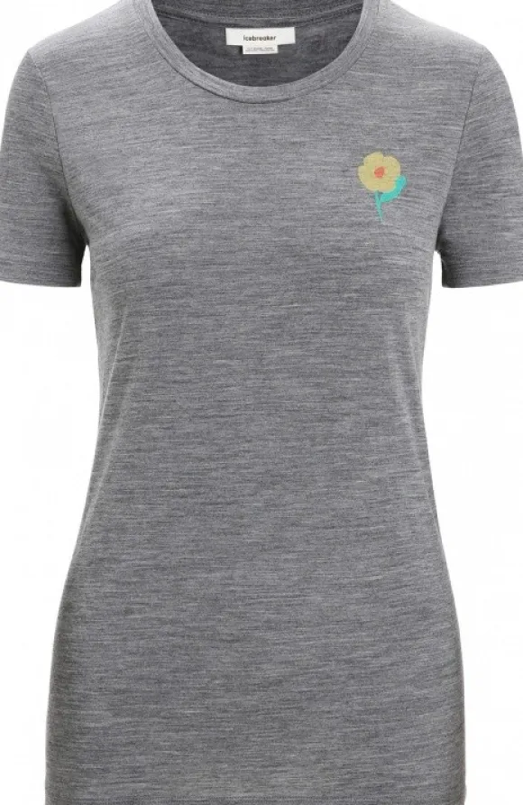 Icebreaker Womens Tech Lite II SS Tee Springtime Flowers