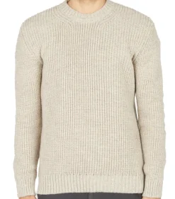 IrelandsEye Crosshaven Ribbed Crew Neck Sweater Men