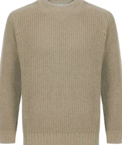 IrelandsEye Crosshaven Ribbed Crew Neck Sweater Men