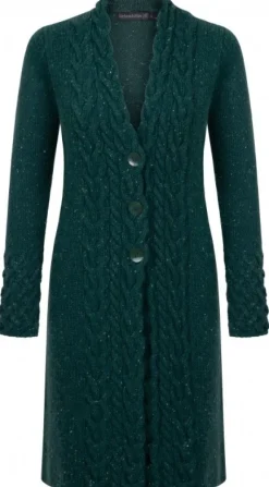 IrelandsEye Horseshoe Cable Coat Women