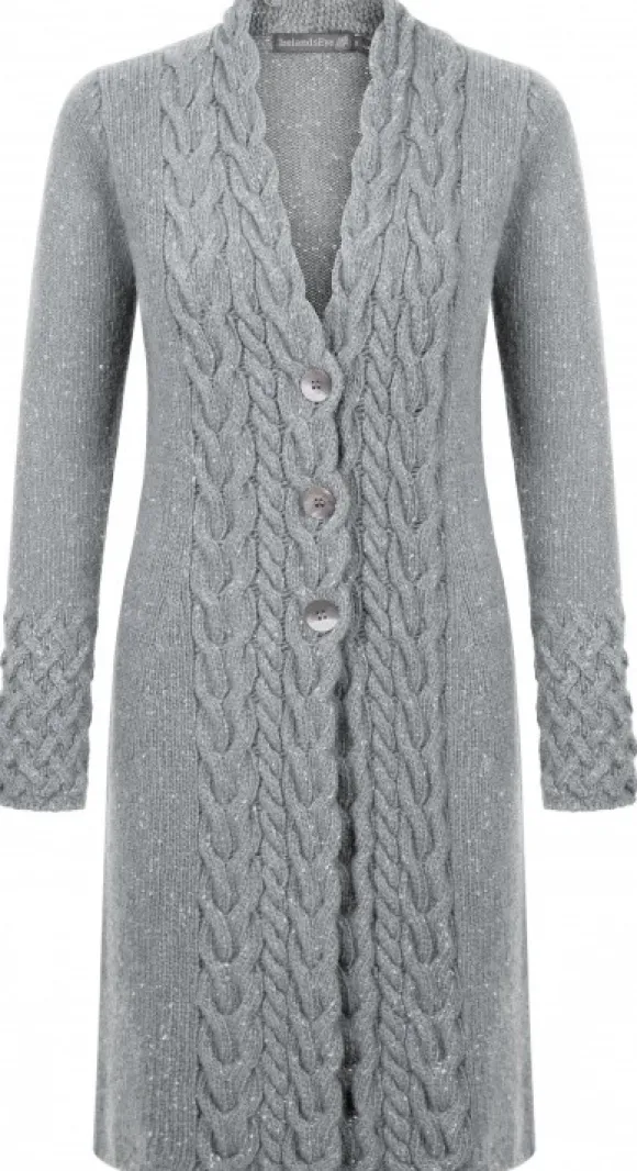 IrelandsEye Horseshoe Cable Coat Women