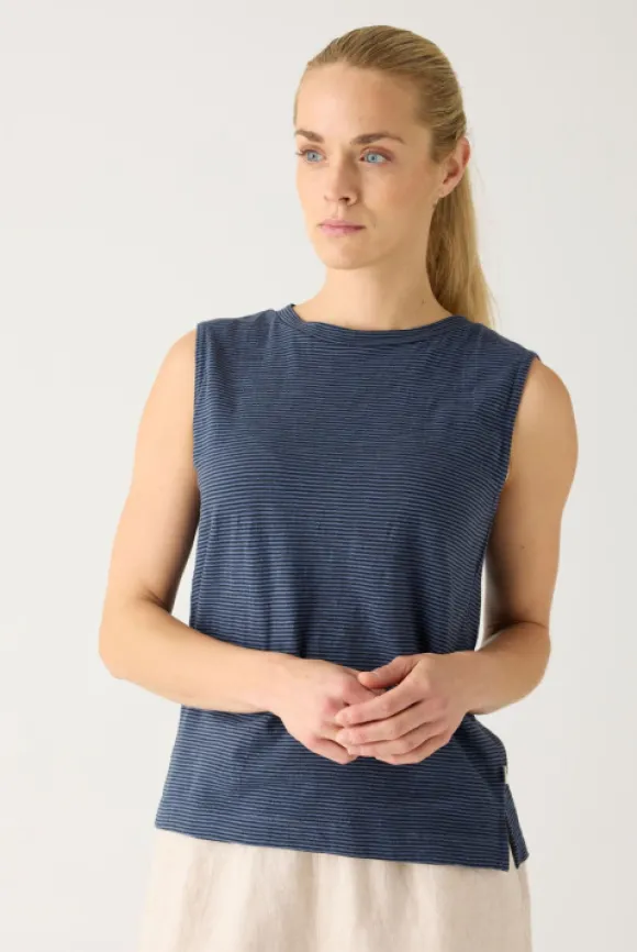 KnowledgeCotton Apparel Striped Tank Top Women