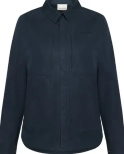 KnowledgeCotton Apparel Vent Canvas Overshirt Women