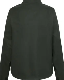 KnowledgeCotton Apparel Vent Canvas Overshirt Women