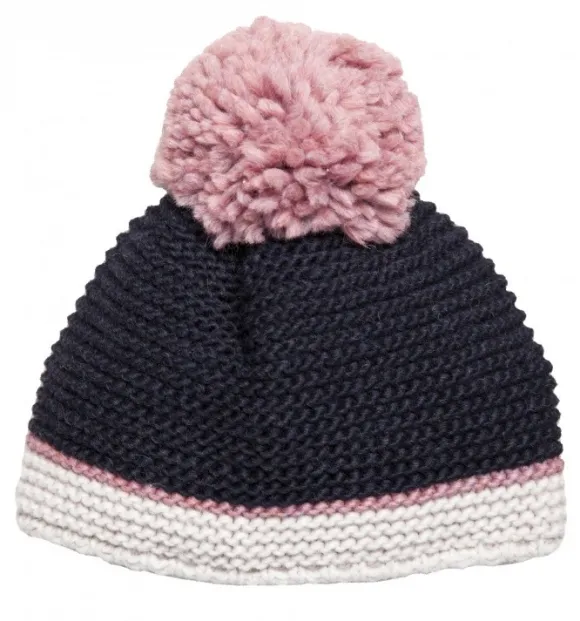 Leuchtfeuer Strickmütze Alpaka mit Bommel