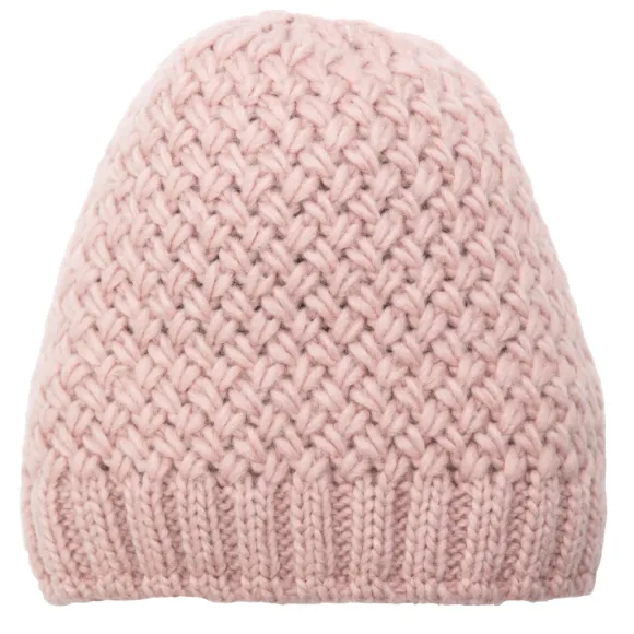 Leuchtfeuer Strickmütze Alpaka mit Stirnband