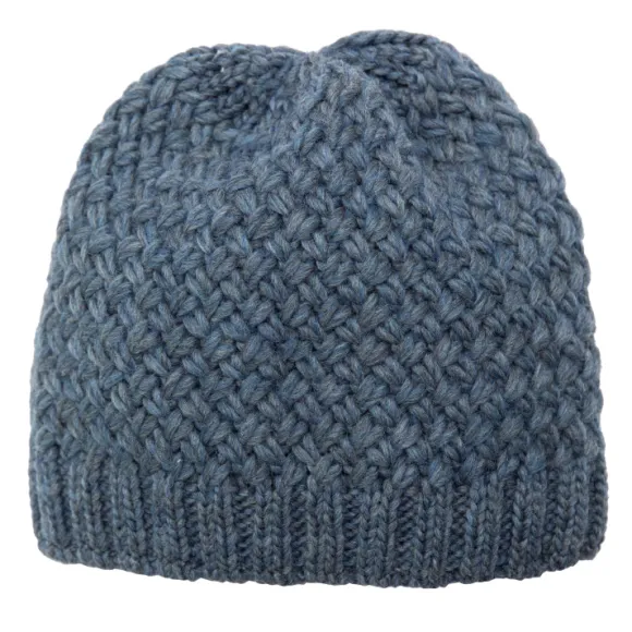 Leuchtfeuer Strickmütze Alpaka mit Stirnband