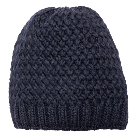 Leuchtfeuer Strickmütze Alpaka mit Stirnband