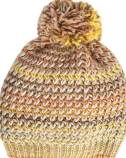Leuchtfeuer Strickmütze lang mit Bommel