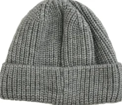 Leuchtfeuer Strickmütze Alpaka mit Umschlag