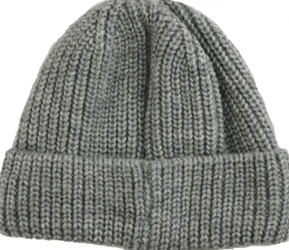 Leuchtfeuer Strickmütze Alpaka mit Umschlag