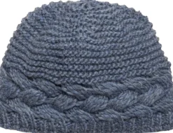 Leuchtfeuer Strickmütze Alpaka Zopf