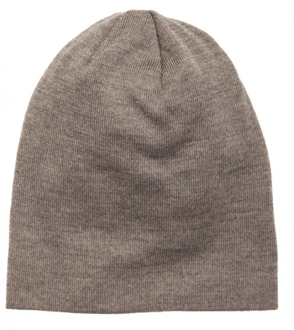 Leuchtfeuer Strickmütze Merino Uni Lang