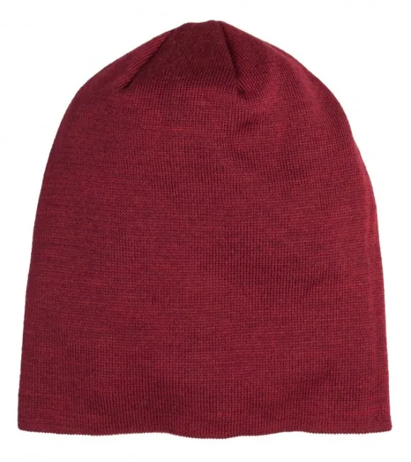 Leuchtfeuer Strickmütze Merino Uni Lang