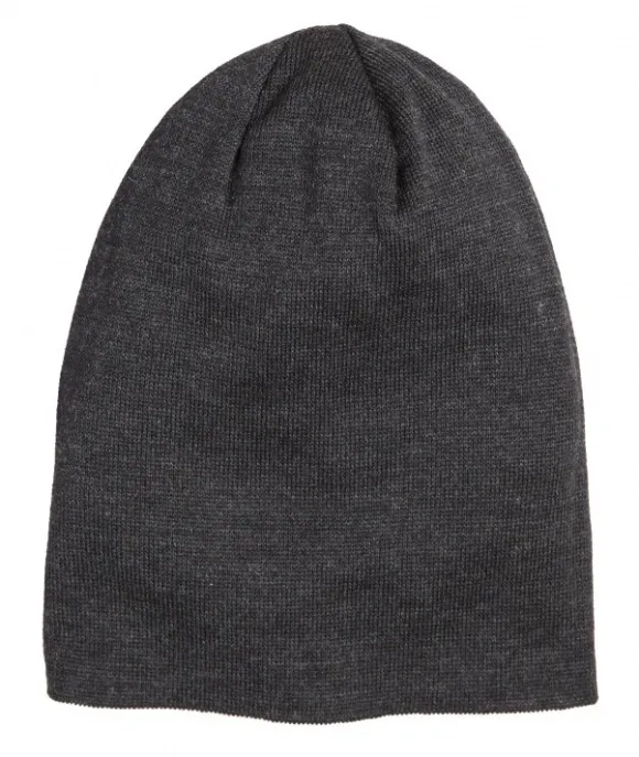 Leuchtfeuer Strickmütze Merino Uni Lang