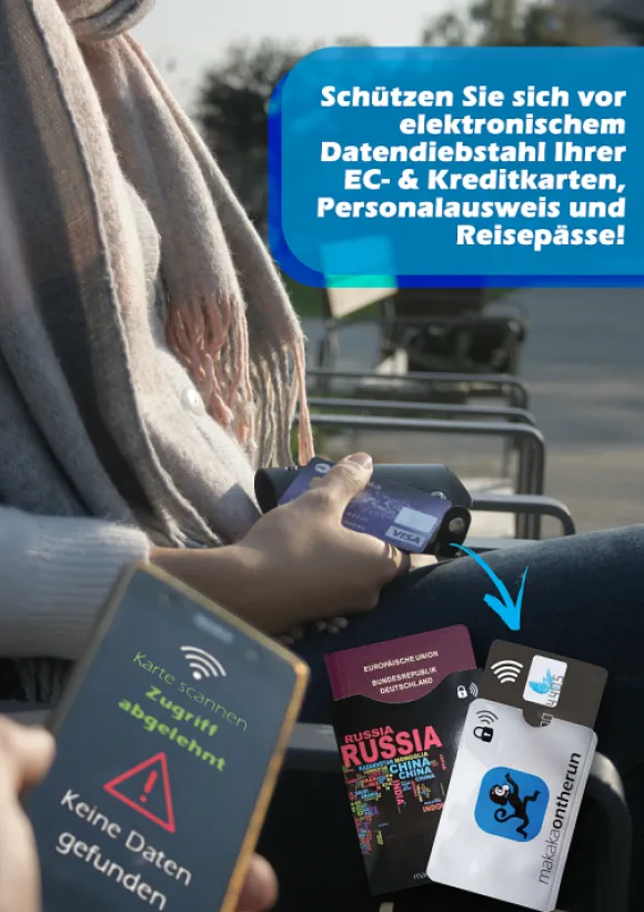 MakakaOnTheRun RFID Schutzhüllen Set