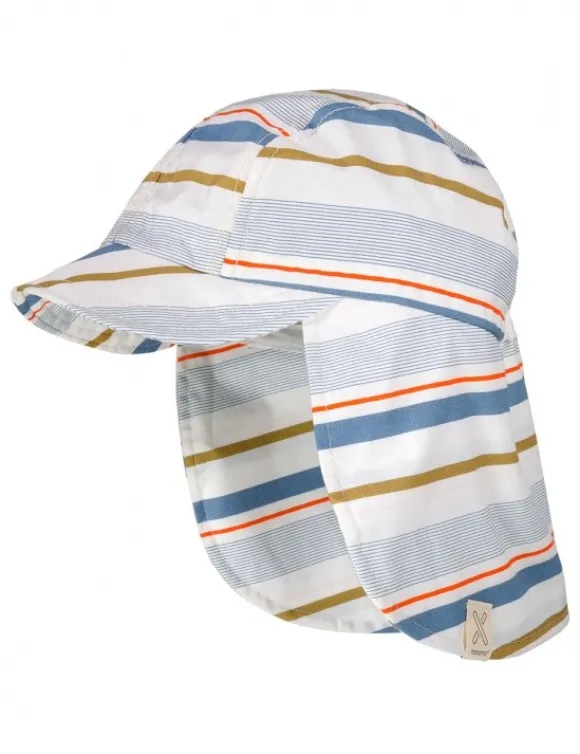 maximo Kids Schildmütze mit Nackenschutz Organic Cotton