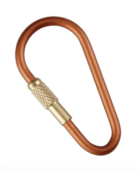 Munkees Mini Link Ø3 x 48mm, 2 Stück, Karabiner