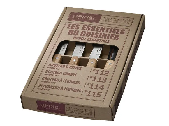 Opinel Küchenmesser Set 4-teilig