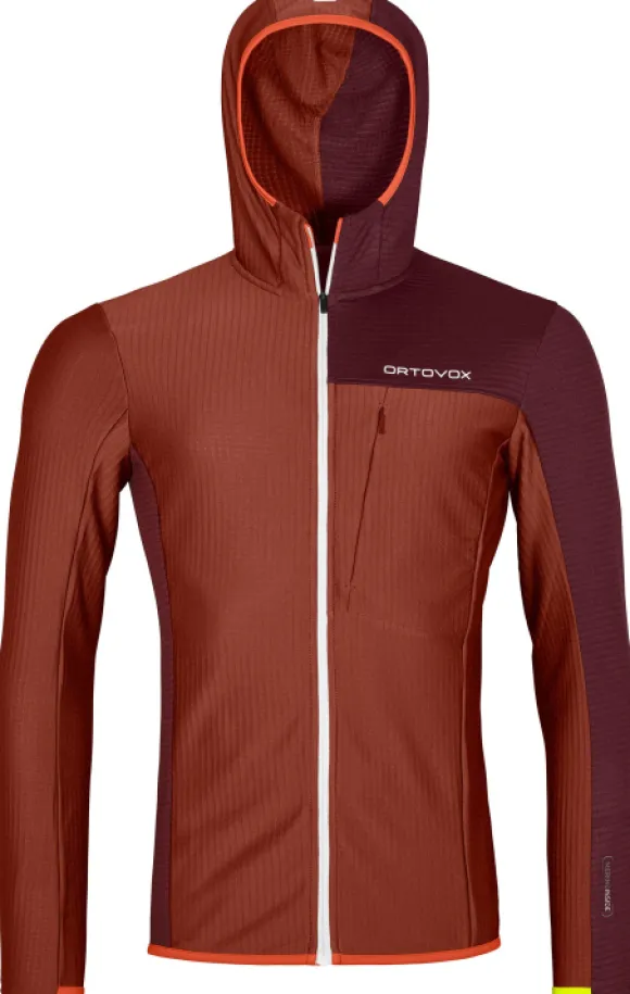 Ortovox Fleece Light Grid Hooded Jacket