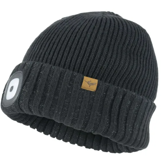 Sealskinz Heydon Waterproof CW LED Roll Cuff Beanie