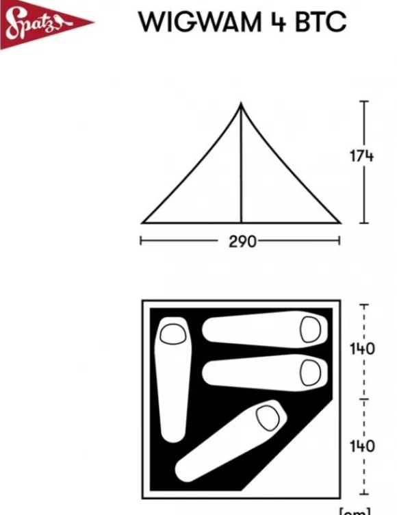 Spatz Wigwam 4 BTC