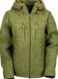 Steinkauz Lodenfleecejacke Kapuzenwally