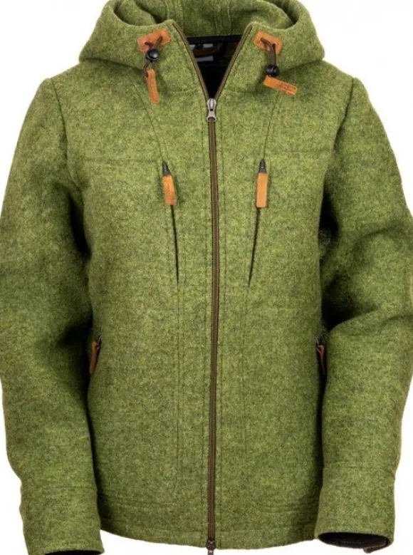 Steinkauz Lodenfleecejacke Kapuzenwally