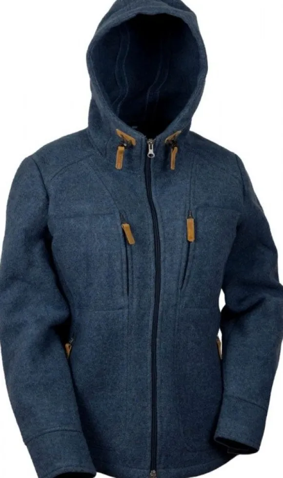 Steinkauz Lodenfleecejacke Kapuzenwally