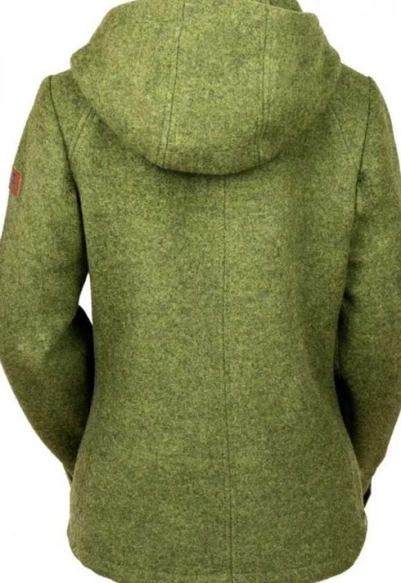 Steinkauz Lodenfleecejacke Kapuzenwally