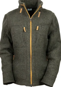 Steinkauz Lodenfleecejacke Kragenwally