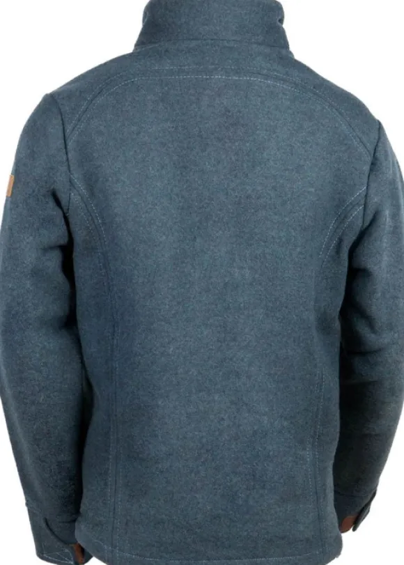 Steinkauz Lodenfleecejacke Kragenhuber