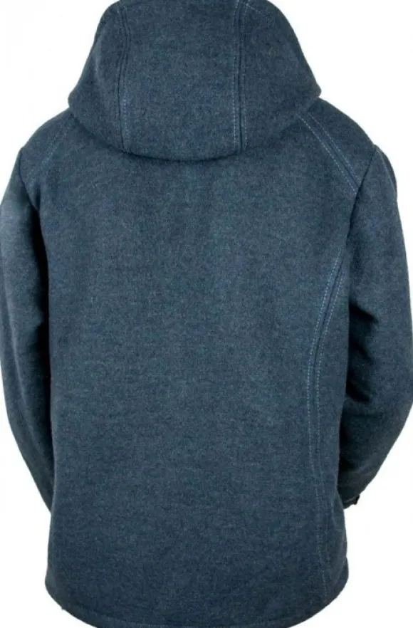 Steinkauz Lodenfleecejacke Kapuzenhuber