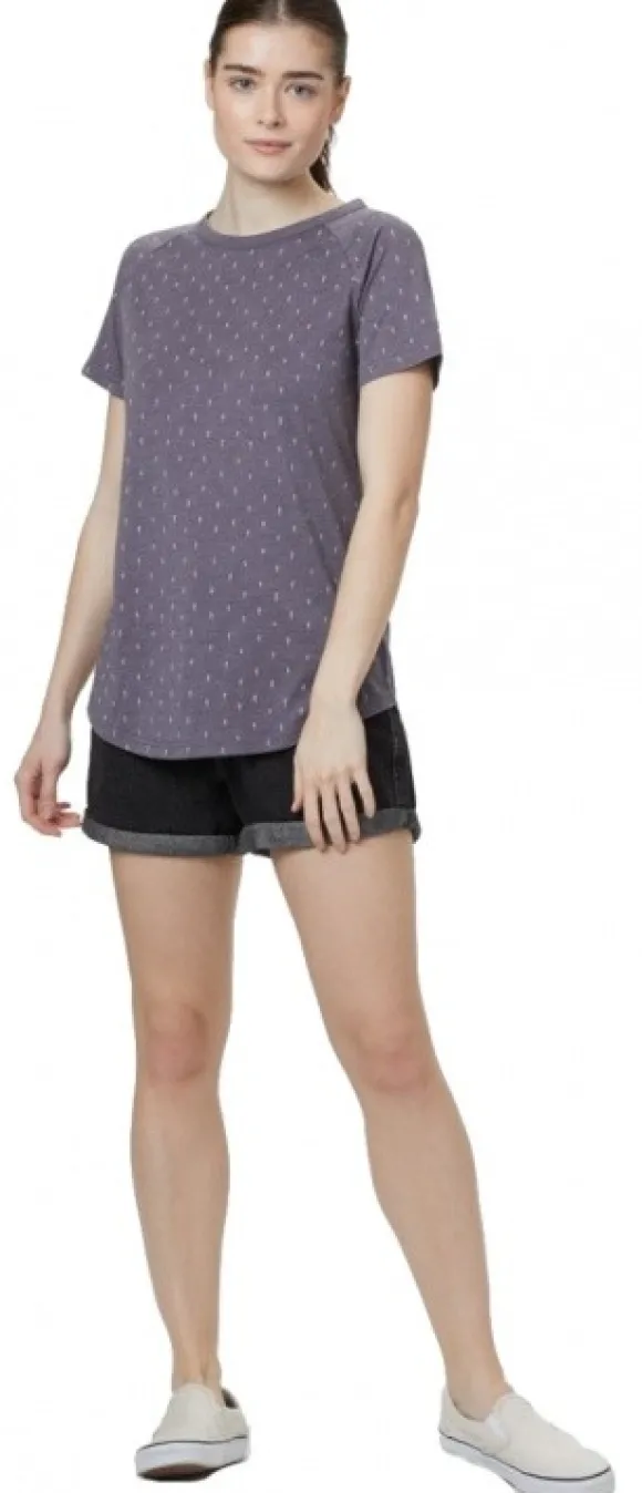 Tentree Womens Tree Print Raglan T-Shirt