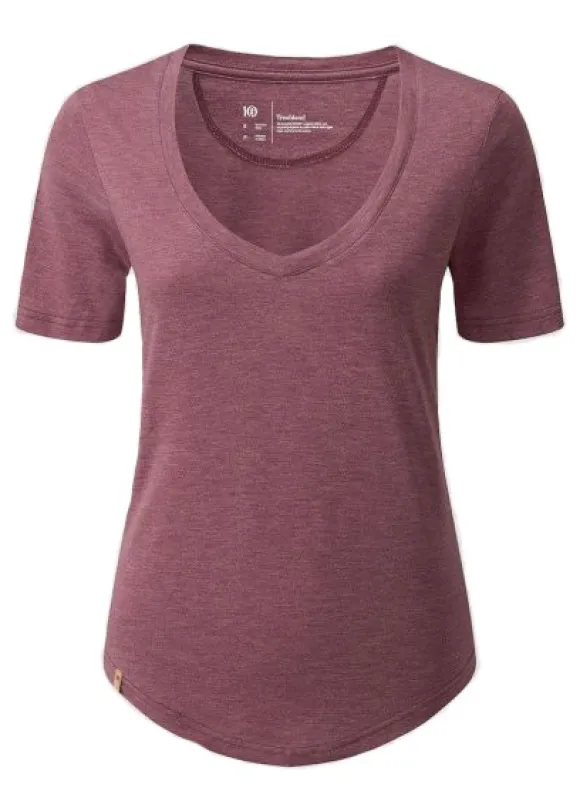 Tentree Womens Treeblend V-Neck T-Shirt