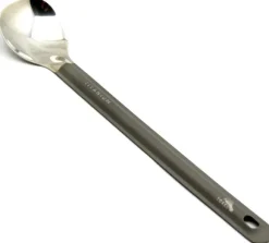 TOAKS Titanium Long Handle Spoon w Polished Bowl