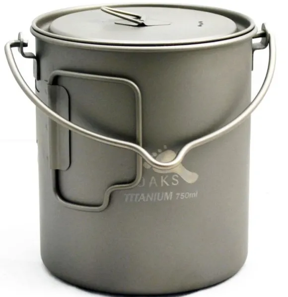 TOAKS Titanium Pot with Bail Handle