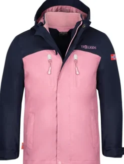 Trollkids Girls Bryggen 3in1 Jacket