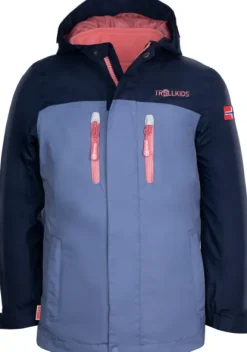 Trollkids Girls Bryggen 3in1 Jacket
