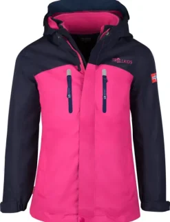Trollkids Girls Bryggen 3in1 Jacket