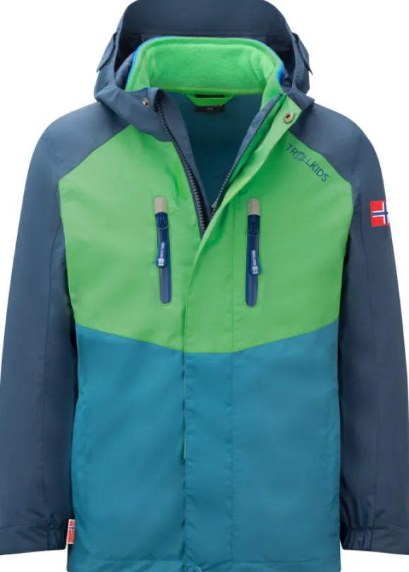 Trollkids Kids Bryggen 3in1 Jacket