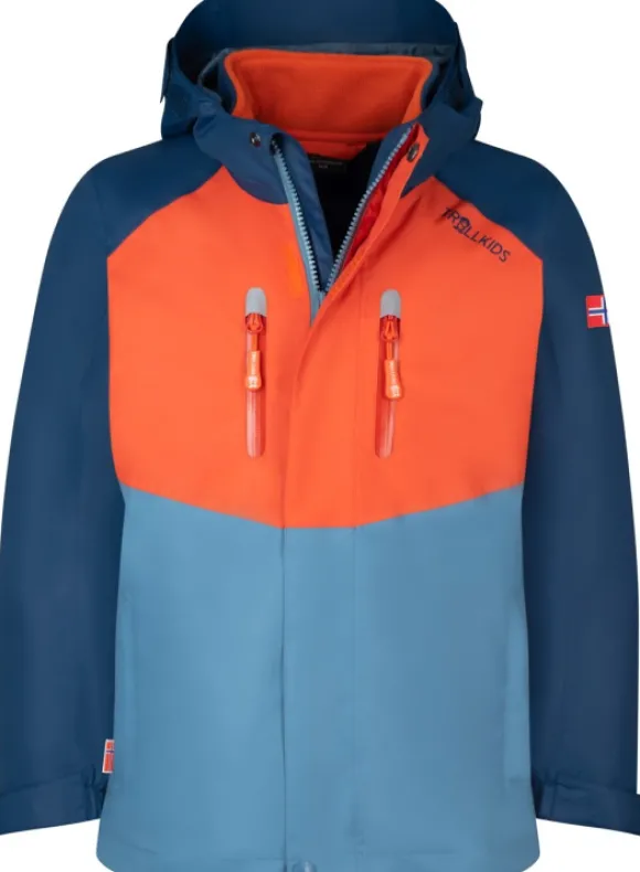 Trollkids Kids Bryggen 3in1 Jacket